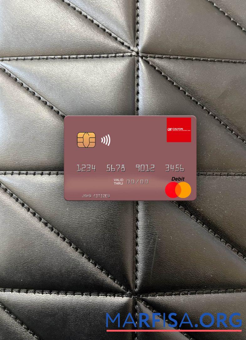 Blank Thailand Calyon Bank mastercard photolook front example